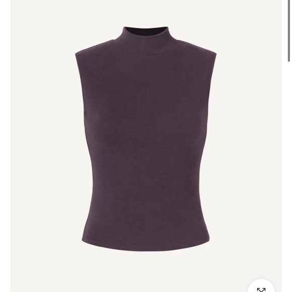 OGL Tops - OGL Eco-Mousse® Brushed Mock Neck Everyday Tank Top